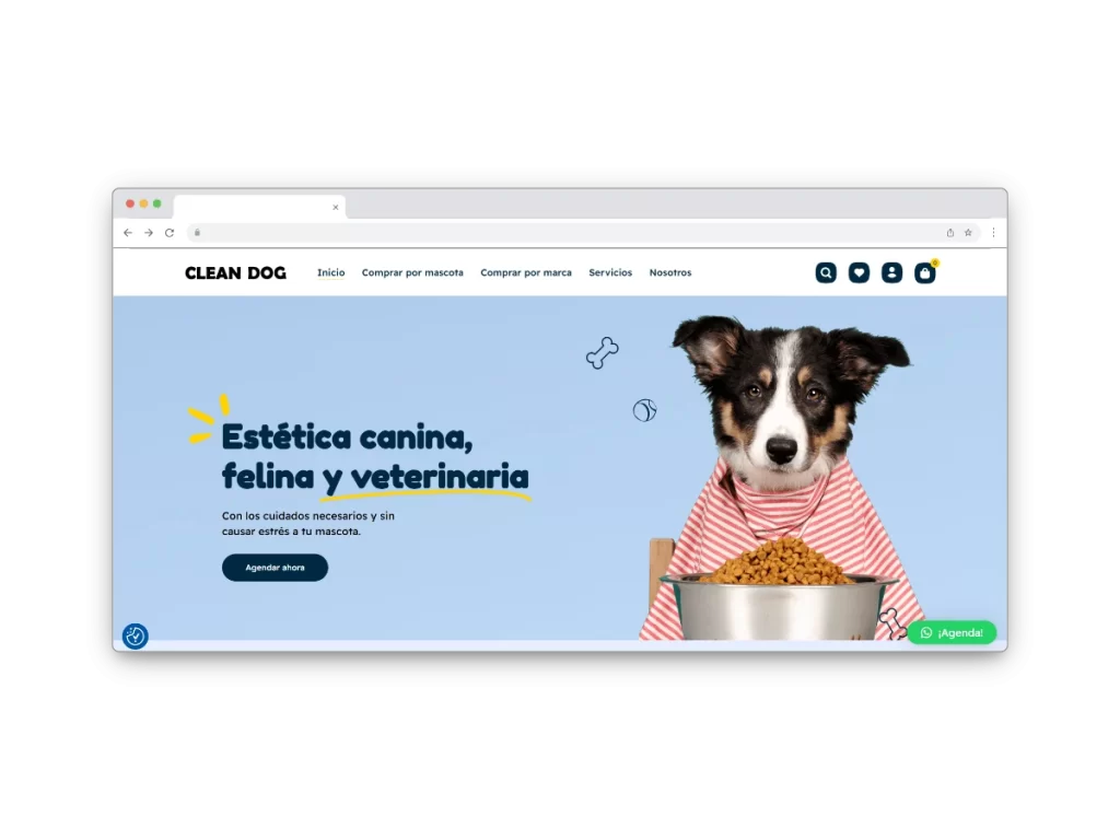crear sitio web veterinaria 3 banner